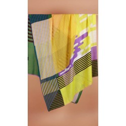 foulard cascade lime