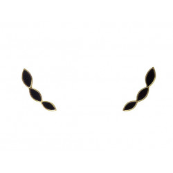 boucles d'oreille - brook noir